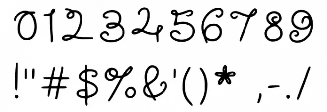 Hollies Cupcake Regular Font OTHER CHARS