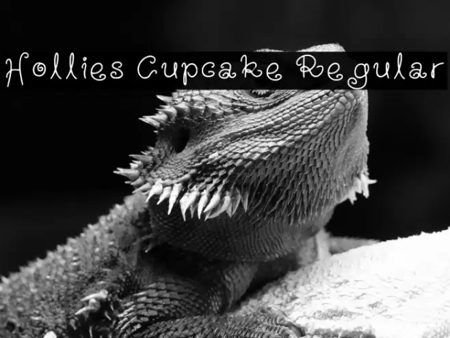Hollies Cupcake Regular Font examples