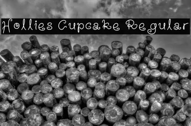 Hollies Cupcake Regular Font examples
