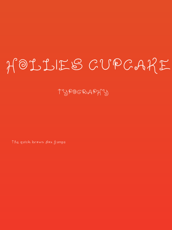 Hollies Cupcake Regular Poster