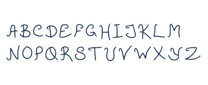 Hollies Curly Regular Uppercase