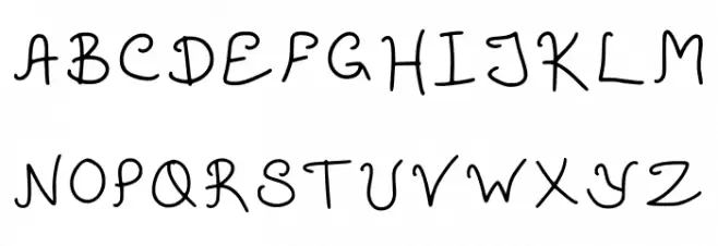 Hollies Curly Regular 字体 大写