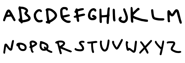 Hollies Fat Scribble Regular Шрифта ВЕРХНИЙ