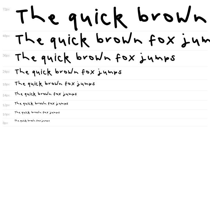 Hollies Fat Scribble Regular Waterfall