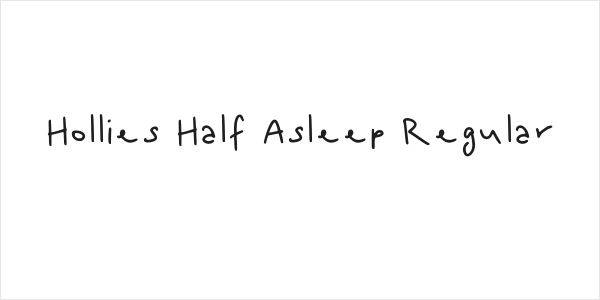 Hollies Half Asleep Regular Logo
