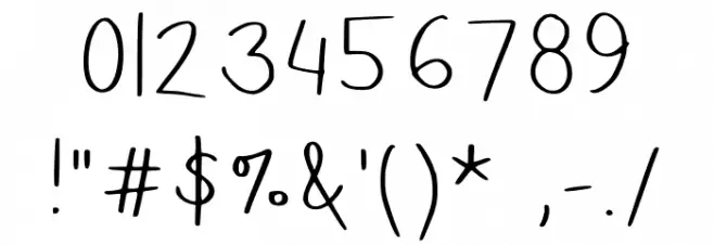 Hollies Handwriting Regular Fuentes OTROS CHARS