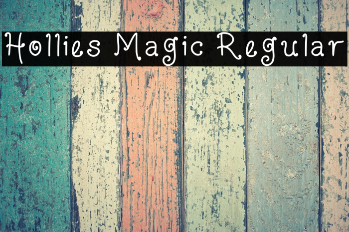 Hollies Magic Regular Example 1