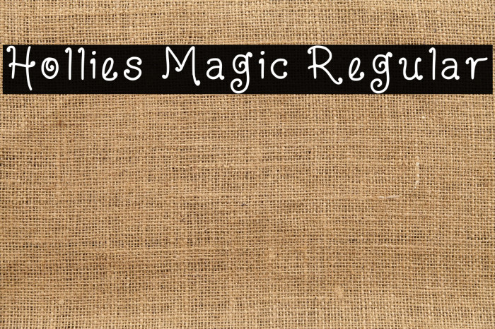 Hollies Magic Regular Example 2