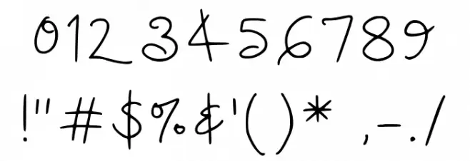 Hollies Messy Curls Regular Font OTHER CHARS