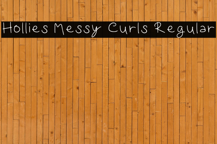 Hollies Messy Curls Regular Example 1