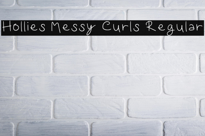 Hollies Messy Curls Regular Example 2