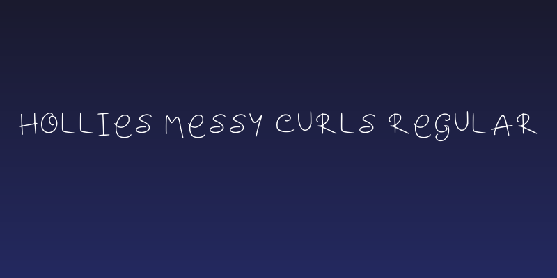 Hollies Messy Curls Regular Social Header