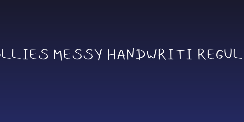 Hollies Messy Handwriti Regular Social Header