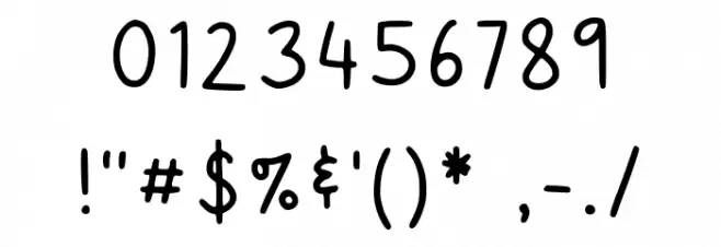 Hollies Raincoat Regular Шрифта ДРУГИЕ символов