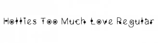 Hollies Too Much Love Regular  Frei Schriftart Herunterladen
