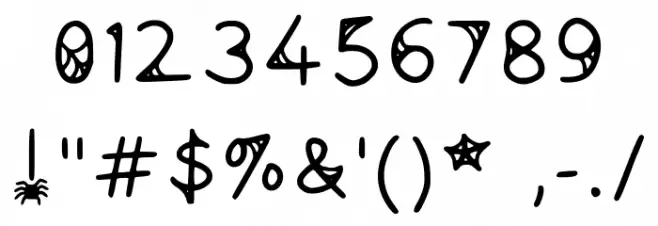 Hollies Webs Regular Font OTHER CHARS