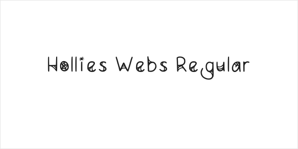 Hollies Webs Regular Logo