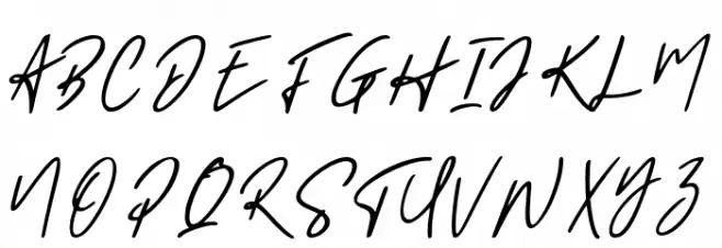 Holligate Signature Demo Schriftart Groß