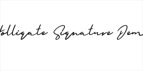 Holligate Signature Demo Logo