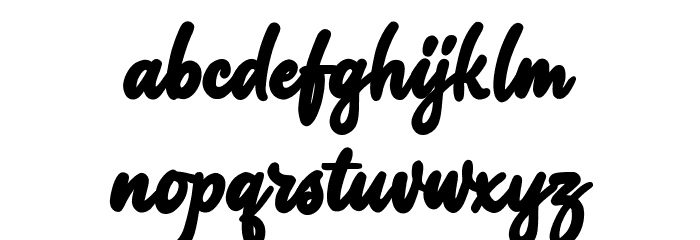 Hollister Switch Font LOWERCASE