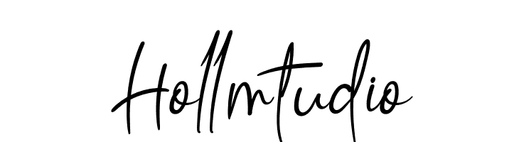Hollmtudio  font caratteri gratis