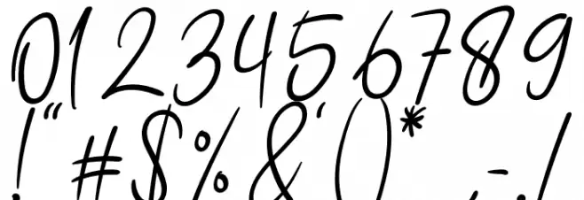 Hollmtudio Font OTHER CHARS