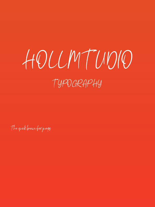 Hollmtudio Poster