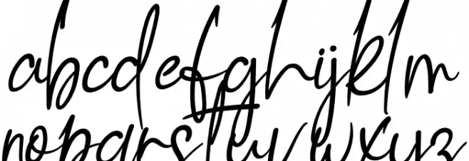 Hollmtudio Font LOWERCASE