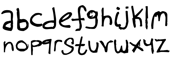 Hollow Hills Font LOWERCASE