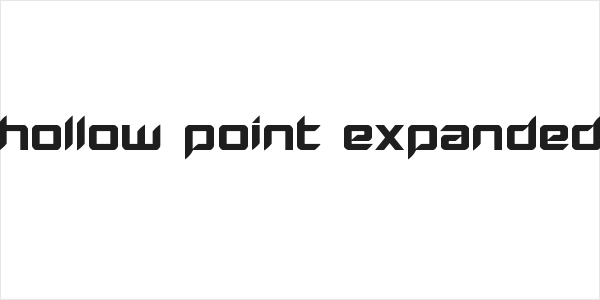 Hollow Point Expanded Logo