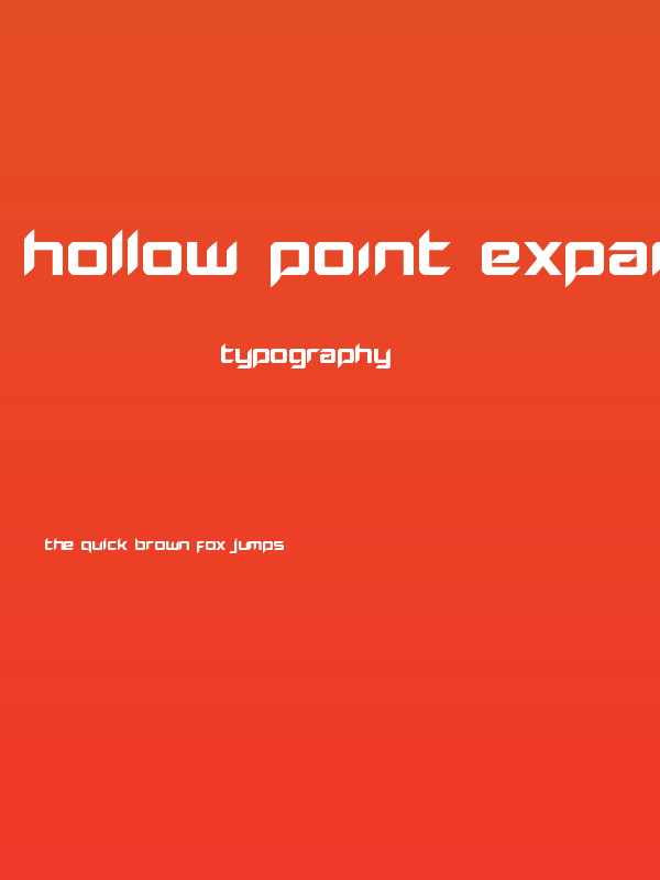 Hollow Point Expanded Poster
