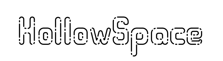 Hollow Space  les polices de caractères gratuit tlcharger