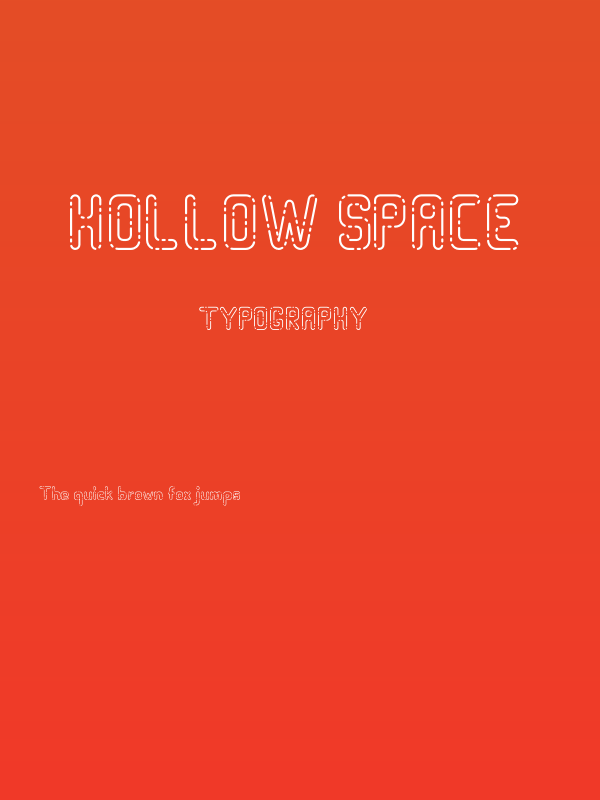 Hollow Space Poster