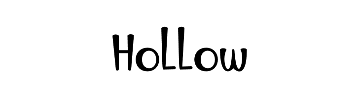 Hollow  नि: शुल्क फ़ॉन्ट्स डाउनलोड
