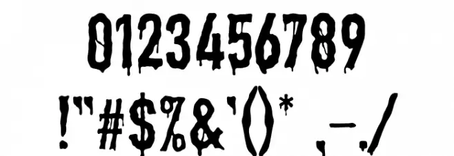 HollowHouseDemo Font OTHER CHARS