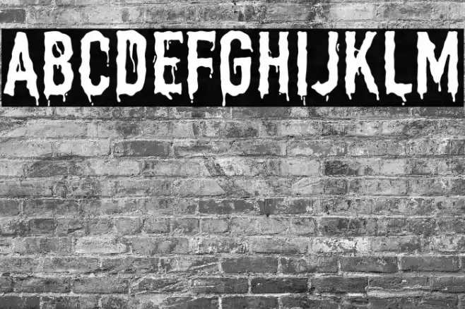 HollowHouseDemo Font examples