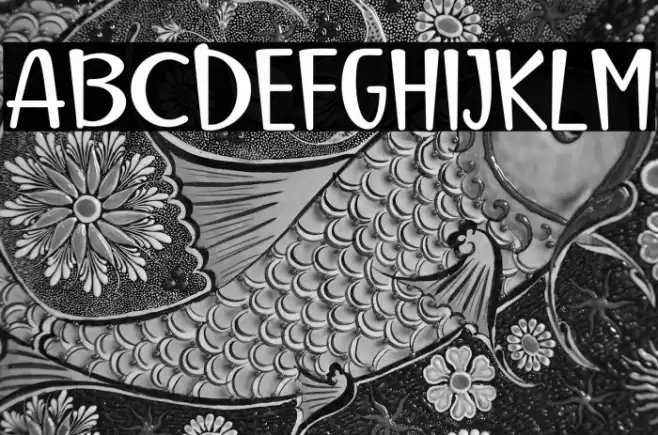 Hollow Font examples