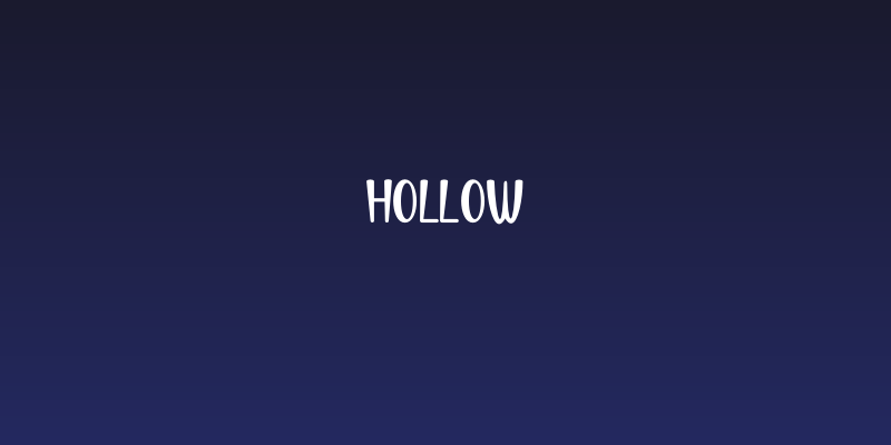 Hollow Social Header