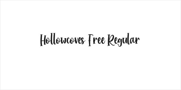 Hollowcoves Free Regular Logo