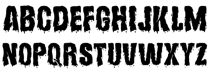Hollows Free Font LOWERCASE