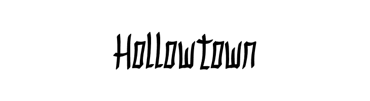 Hollowtown  Descarca Fonturi Gratis
