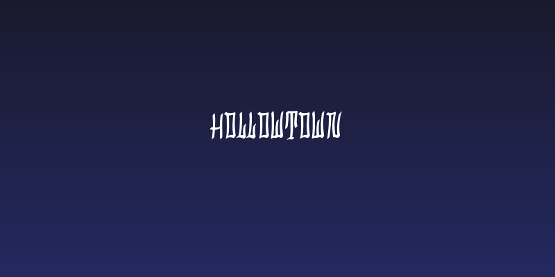 Hollowtown Social Header