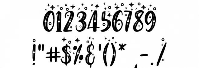 Holly And Berries Font OTHER CHARS