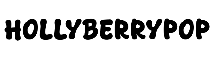 Holly Berry Pop  Frei Schriftart Herunterladen