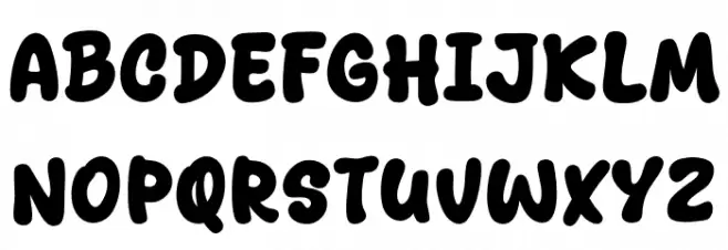 Holly Berry Pop Font UPPERCASE