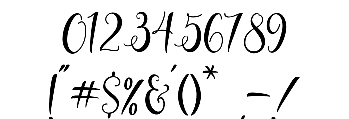 Holly Days Font OTHER CHARS
