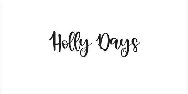 Holly Days Logo