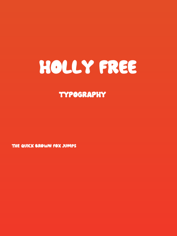 Holly Free Poster
