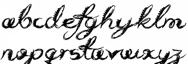 Holly Hood Caratteri MINUSCOLO