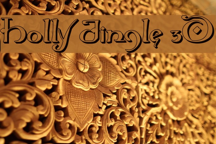 Holly Jingle 3D Example 1